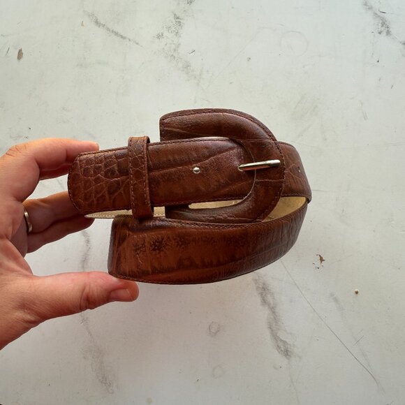 Funky Faux Snakeskin Belt - Picture 1 of 2